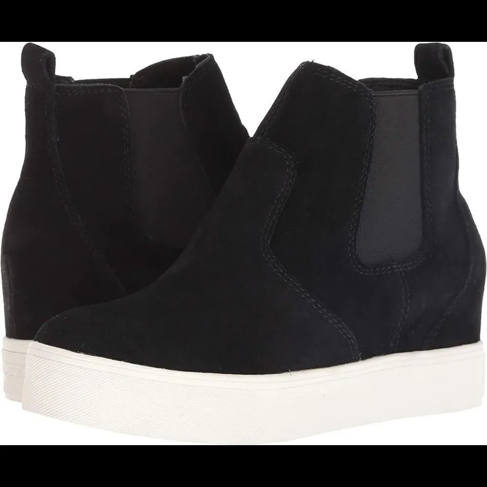 J/SLIDES Sami Suede Platform Booties